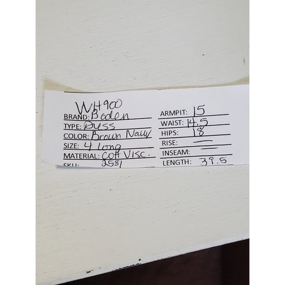 Boden Abigail Retro Print Tunic Dress Knee Length  Groovy Mod 70s Size 4 Long - Picture 11 of 11